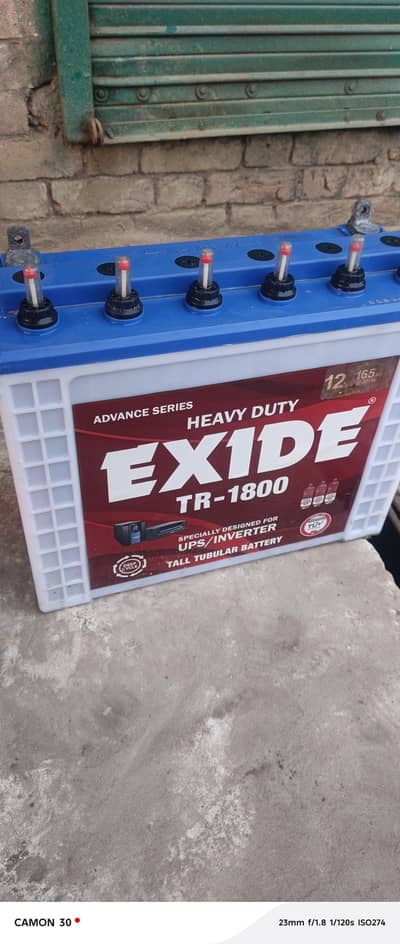 tall tubler exide battery 