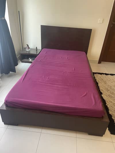 Single Bed Solid Wood - Urgent Sale