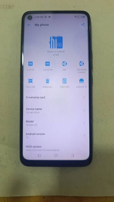 Tecno Pova 6gb 128gb