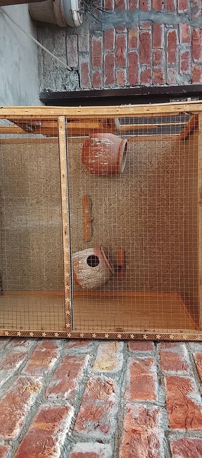 bird wood cage