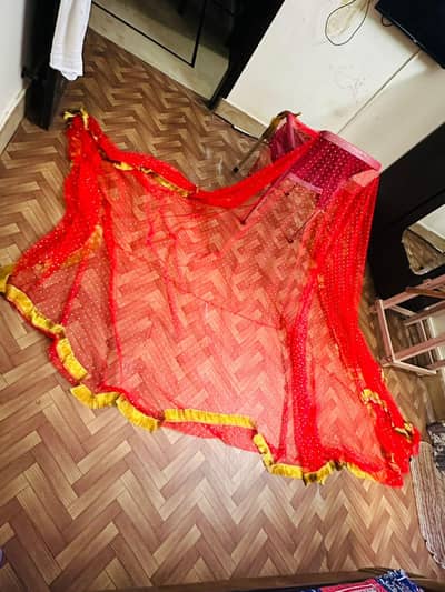 bridal tale dupatta condition 10/10 actual price 5k sale price 4k