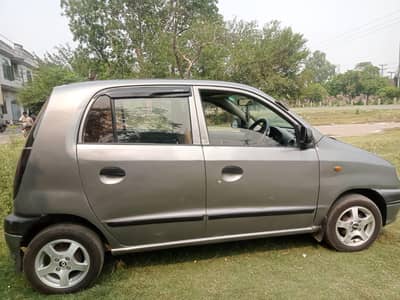 hyundai santro club 2004 with new tyres and alloy rims