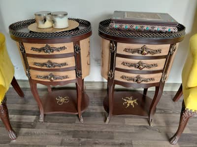 Side Tables Pair