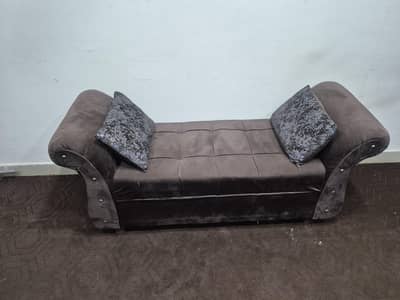 2 Seater Brown Sofa Sethi
