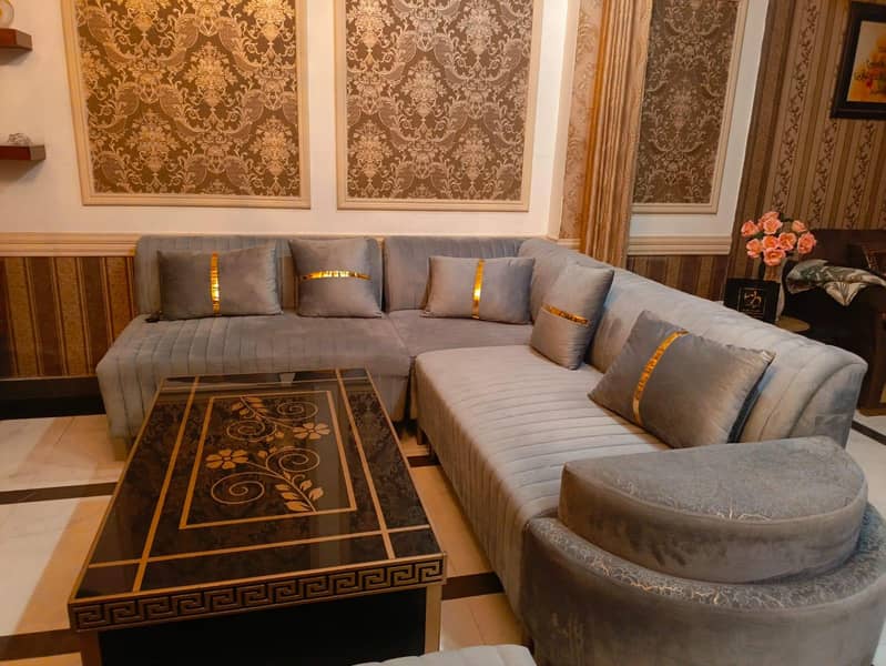 sofa with table 0