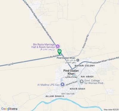 8 Kanal Commercial Land for Sale on Lilla/Pind Dadan Khan Road