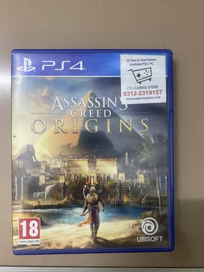 Ps4 game: Assasin Creeds origins original, no scratch like new