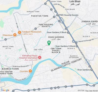 5 Marla (30x45) Three Side Open (Corner) Commercial Plot for Sale