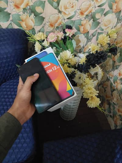 Tecno cammon 12 air 4.64 with box 03266936337 Whatsapp