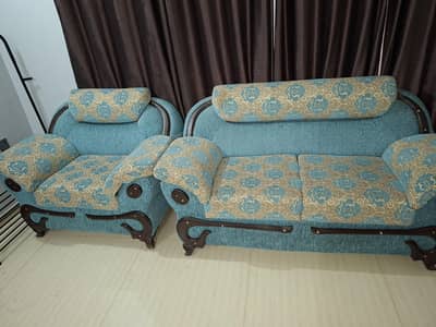 sofa set and table