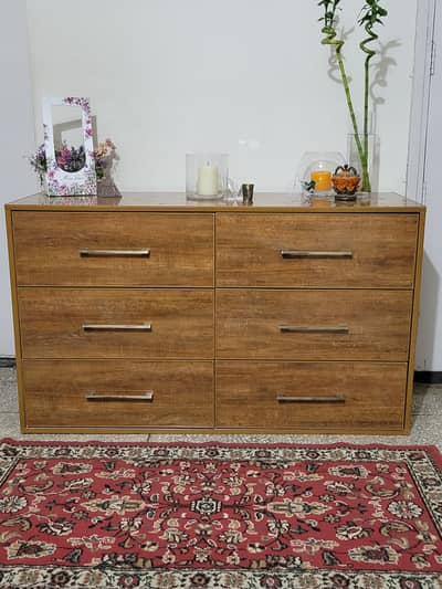 Modern 6x6 Wooden Chester Drawer – Solid Build | Clean Look