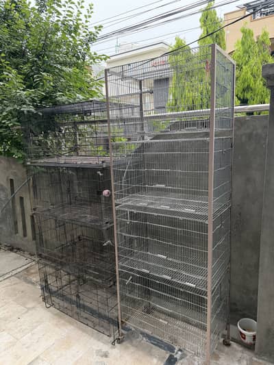8 portion cage Zarar + heavy metal angle cage