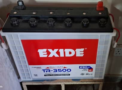 Exide 3500 deep cycle 290 ampere battery Used