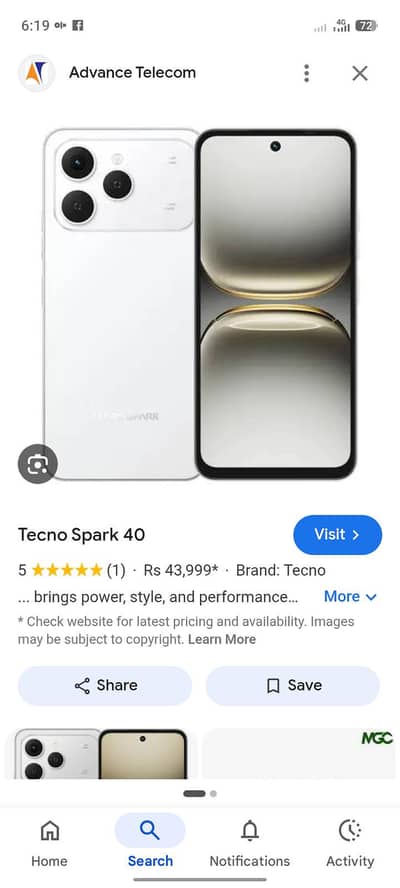 Tecno spark 40