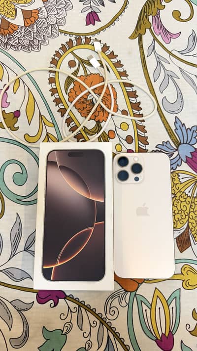 16 pro max 512 physical plus esim desert