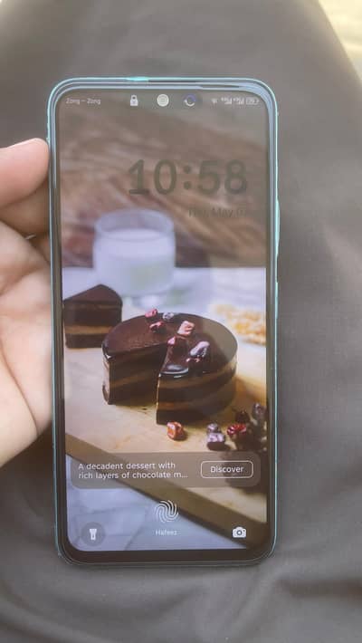 Infinix hot 50 pro 8/128 10by9 condition with box and charger