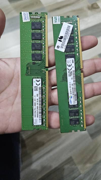 32gb rams 16 x 2 - ddr4  2160 mhz