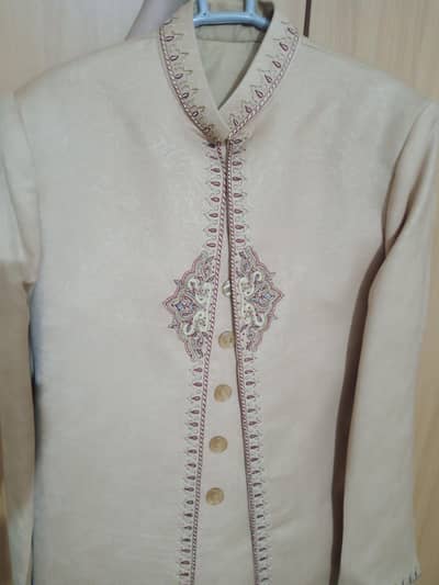 Groom Sherwani  with kulla and khussa