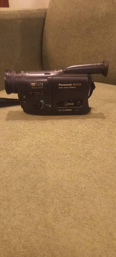 Panasonic SX3 Super VHS Vintage Camcorder