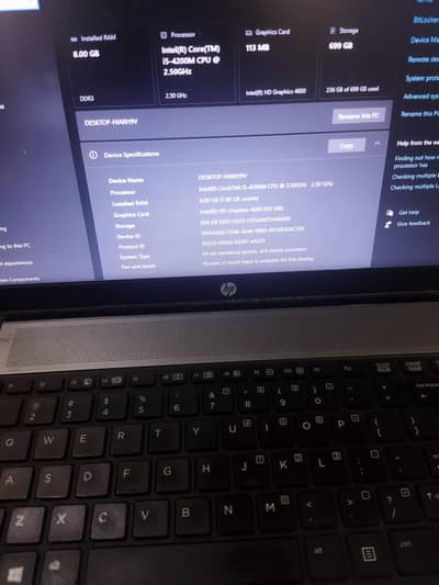 HP Laptop (Core i5 4th Generation)