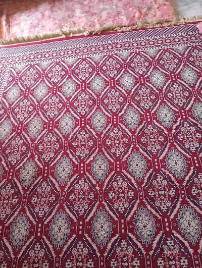 2 Same Turkish Style Red Carpets / Rugs – 6x10 ft – Good Condition
