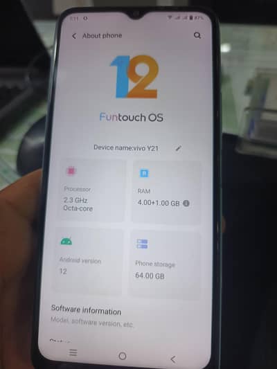 Vivo Y21 For Sale – Scratchless & All OK 
