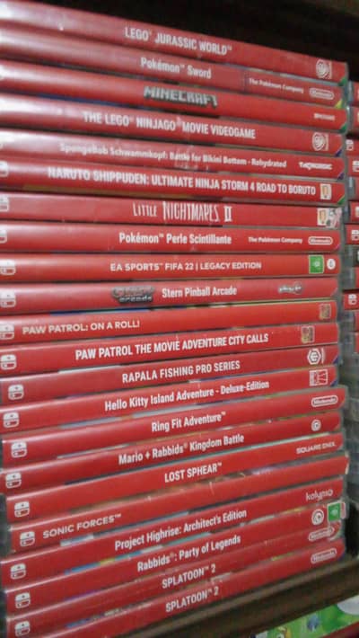 Nintendo switch games in mint condition