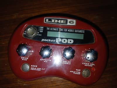 Line 6 pocket pod, electric guitar