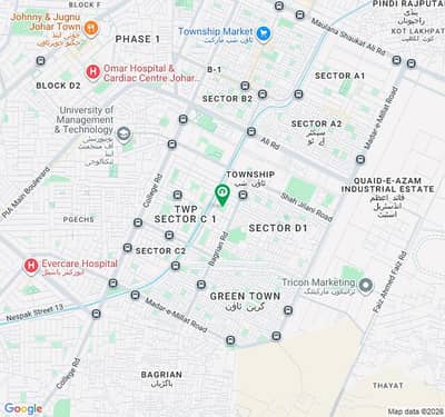 1 Kanal Plot For Sale At Main College Road Near Ghousia Chowk Township Lahore