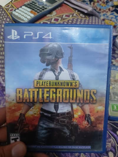 PUBG PS4 BLURAY DISC