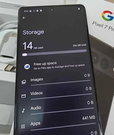 Google Pixel 7 Pro 12Gb Ram 256 GB memory PTA approved. 0325=3982=953