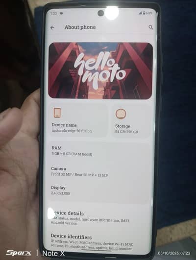 Motorola edge 50 fusion