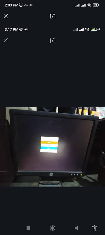A Dell desktop monitor is available to sell
