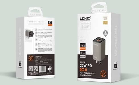 Ldnio A2527C 30W Foldable Fast Charger