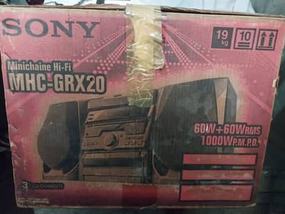 Sony MHC-GRX20 Mini Hi-Fi Component System - 1000W PMPO (Original Box