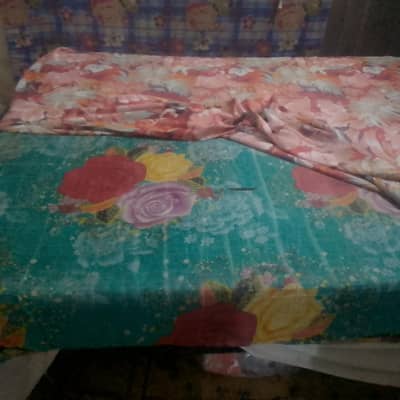 iron bed with molty foam