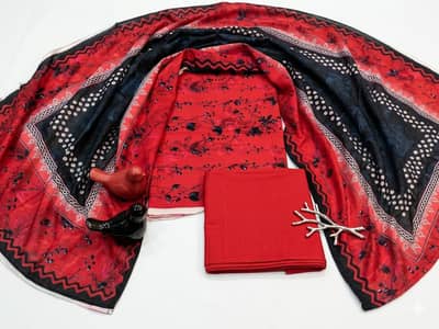 Lawn 3pc  suit  cod sargodha