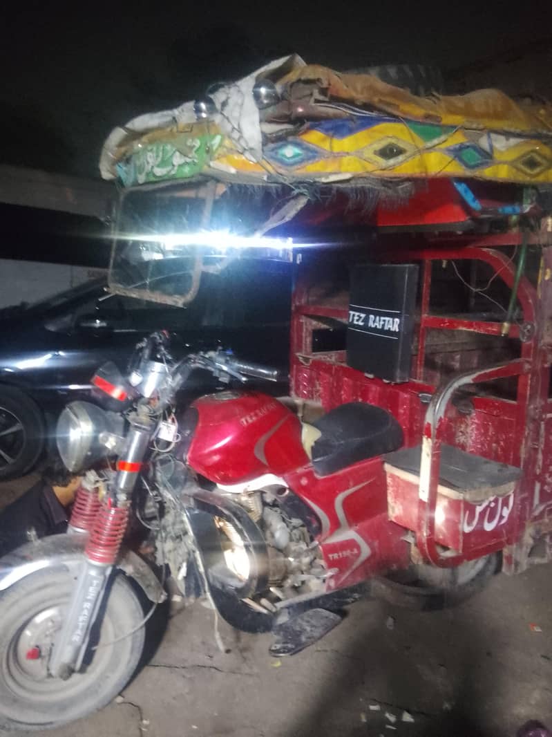 السلام علیکم لوڈر رکشہ ارڈینٹ سیل کے لیے ہیں اگر کسی کو چاہیے تو 8