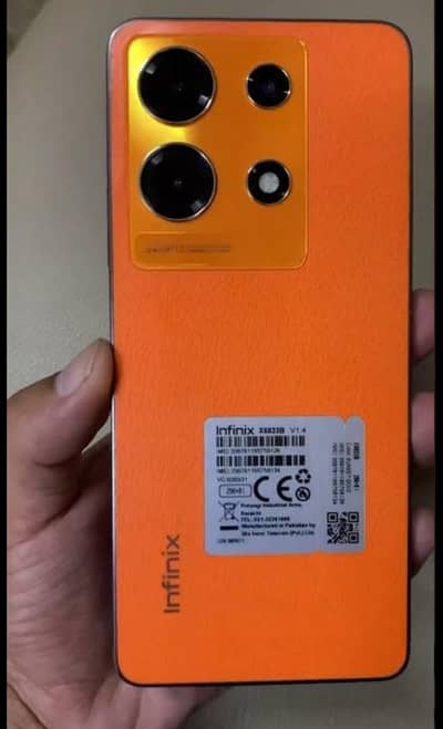 Infinix note 30 with box  10/10