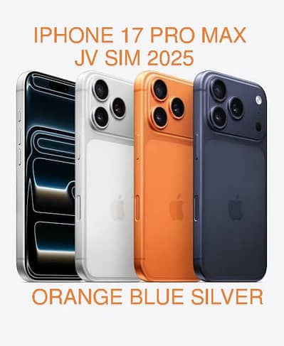 IPHONE 17 PRO MAX 6.9"256GB JV SIM ORANGE