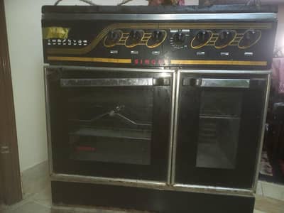 5 burners Cooking Range, stove + gas oven