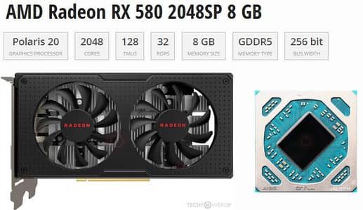 AMD RADEON GRAPHIC CARD 8GB 15999
