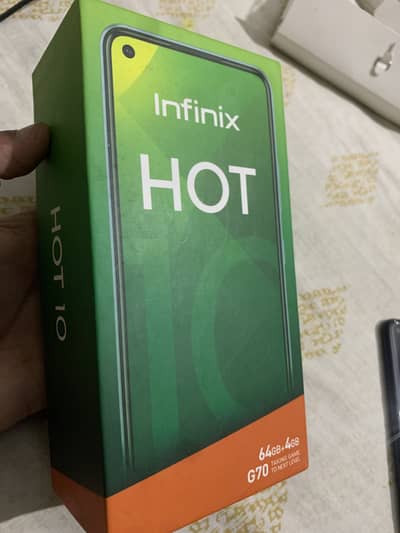 INFINIX HOT 10 totally original like a new with box charger