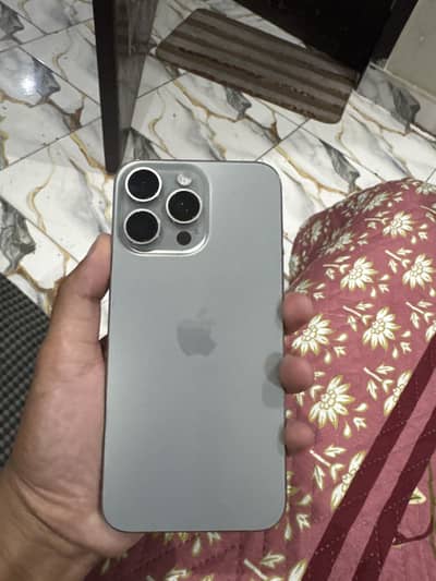 I phone 15 pro max with box non pta jv