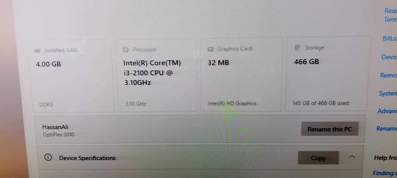 desktop computer 4/500 2