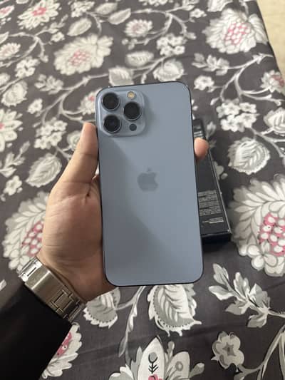 13 pro max dual physical PTA 256Gb Sierra blue color