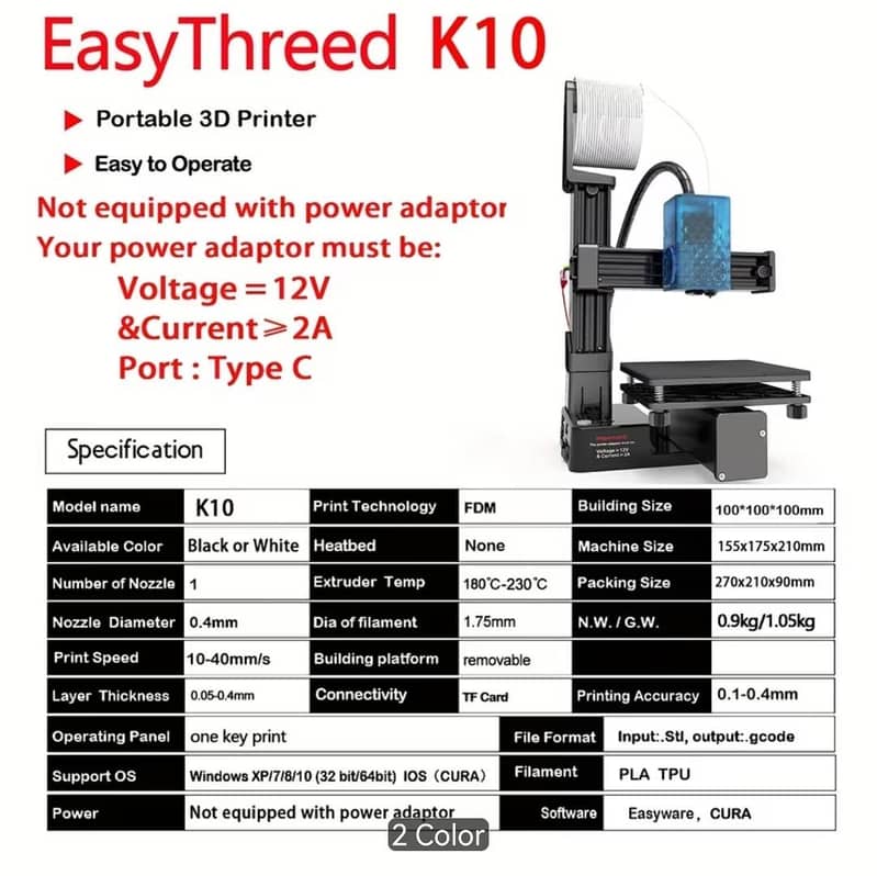 3d printer k10 mini 8