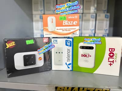 Zong Jazz Telenor Ufone 4G Device or Wingle