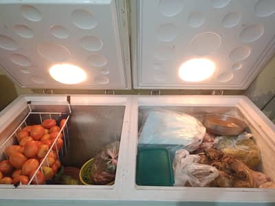 haier deep freezer and refrigerator HDF-385ES
