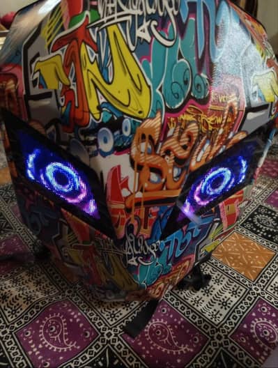 Futuristic LED Rider Backpack – Perfect for Bike Lovers 